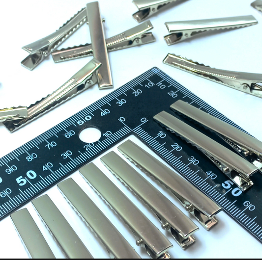10 PCs Metal Alligator Clips for Jewelry Making, DIY Crafts & Hair Accessories