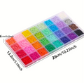 32 Grids Seed Beads Box – 10,000+ Colorful Seed Beads Kit for Jewelry Making, Bracelet, Necklace & DIY Craft Supplies