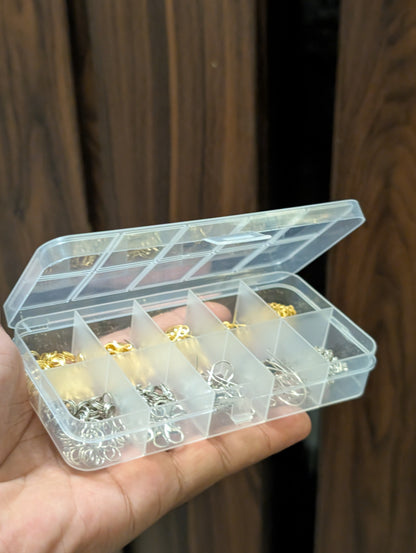 Mini Jewelry Accessories Box – Jewelry Making Findings & Craft Supplies Organizer