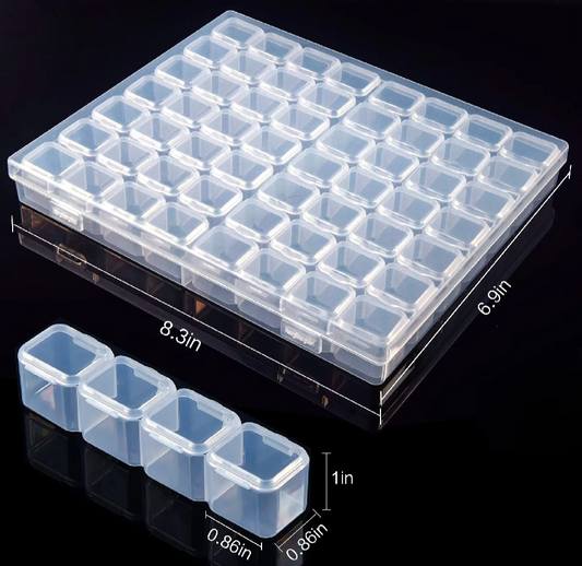 56 Adjustable boxes  Jewelry  Organizer Box – Beads & Craft Storage