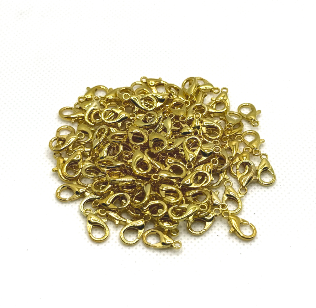 Pack of 30 PCS Lobster Clasp Locks for Jewelry Making – Premium Metal Clasps for DIY Necklaces, Bracelets & Keychains