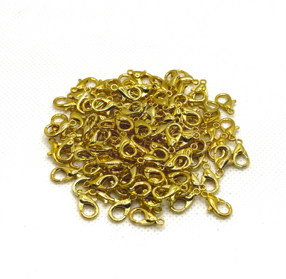 Pack of 30 PCS Lobster Clasp Locks for Jewelry Making – Premium Metal Clasps for DIY Necklaces, Bracelets & Keychains