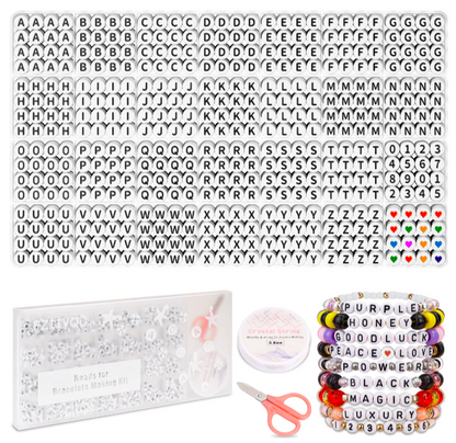 Alphabet Beads A–Z Full Kit Box All letters in One box 🎁