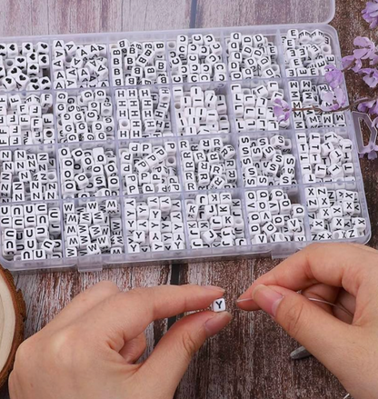 Alphabet Beads A–Z Full Kit Box All letters in One box 🎁