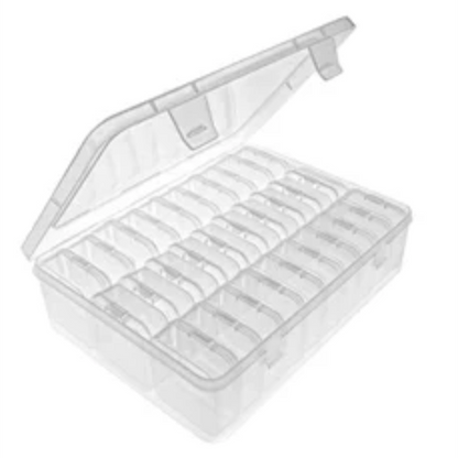 24 PCS Jewelry Organizer Storage Box Set | Transparent Beads Organizer for Jewelry Making, Seed Beads, Rhinestones & DIY Craft Supplies