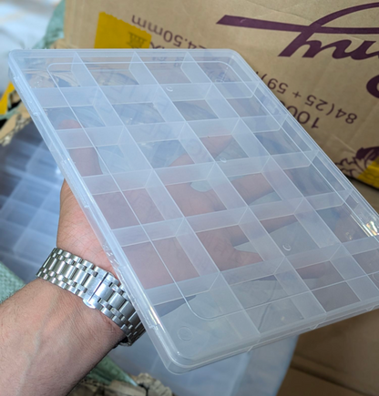 24 Grids Jumbo Size Jewelry Organizer Box – Premium Quality