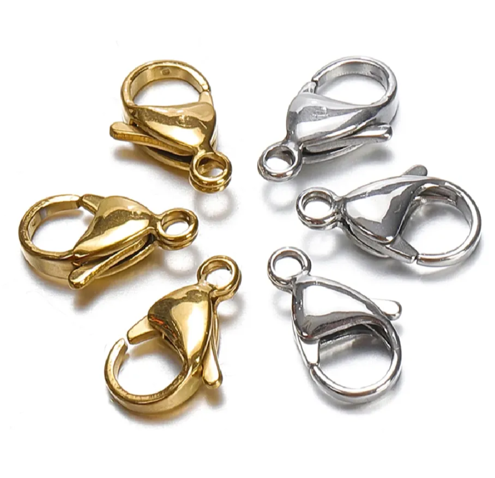 Pack of 30 PCS Lobster Clasp Locks for Jewelry Making – Premium Metal Clasps for DIY Necklaces, Bracelets & Keychains
