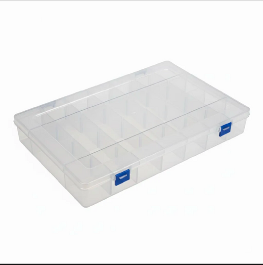 28 Grids Large Size Beads Organizer Box | Jewelry Making & Craft Storage