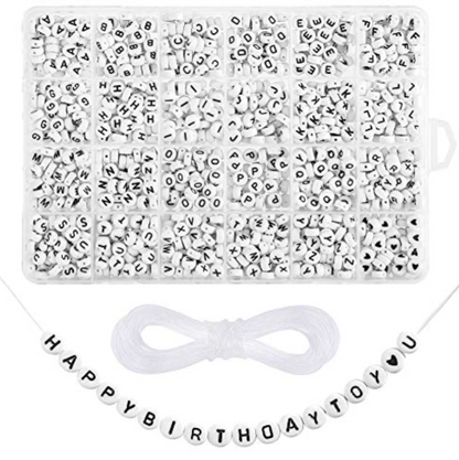 Alphabet Beads A–Z Full Kit Box All letters in One box 🎁