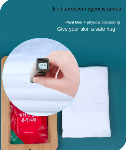 Pack of 5 PCs Disposable Compressed Bath Towels – Portable Cotton Towels 70×140cm