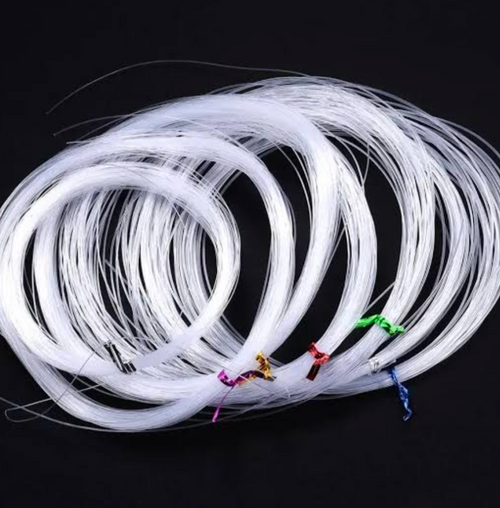 0.50mm Clear Fish Wire 60 Meter Roll – Strong Nylon Beading Thread for Jewelry Making, Bracelet, Necklace & DIY Crafts