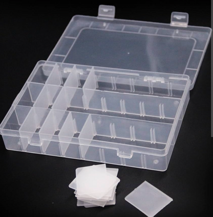 24 Grids Adjustable Jewelry Organizer Box 🎁