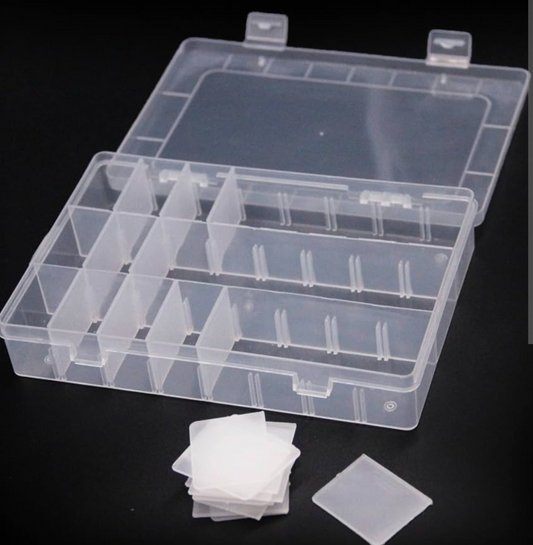 24 Grids Adjustable Jewelry Organizer Box 🎁