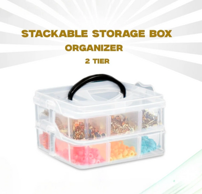 Layer 12 Section Jewelry Organizer Box – Multi-Purpose Storage Case for Jewelry & Accessories