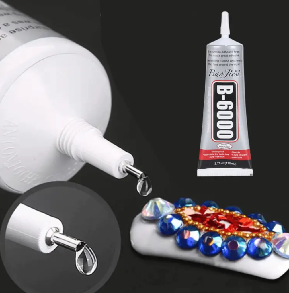 B6000 Glue Jumbo Size 110ml – Clear Multipurpose Adhesive for Jewelry Making, Crafts & DIY