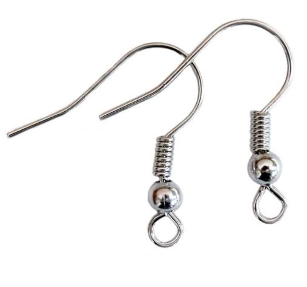 Pack of 30 PCS Earring Hooks Premium Quality – DIY Jewelry Making Ear Wires for Handmade Earrings