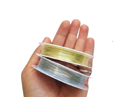 Jewelry Making Wire 0.5mm & 0.6mm – Gold & Silver Craft Wire for DIY Jewelry Making