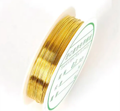 Jewelry Making Wire 0.5mm & 0.6mm – Gold & Silver Craft Wire for DIY Jewelry Making