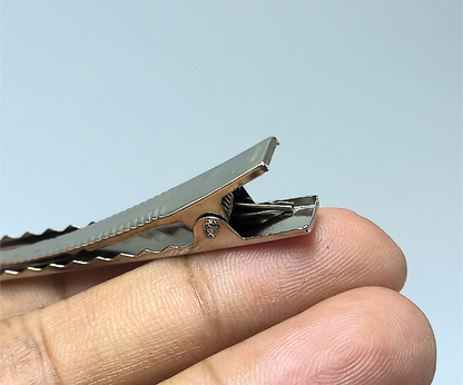 10 PCs Metal Alligator Clips for Jewelry Making, DIY Crafts & Hair Accessories