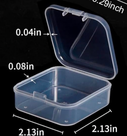 24 PCS Jewelry Organizer Storage Box Set | Transparent Beads Organizer for Jewelry Making, Seed Beads, Rhinestones & DIY Craft Supplies