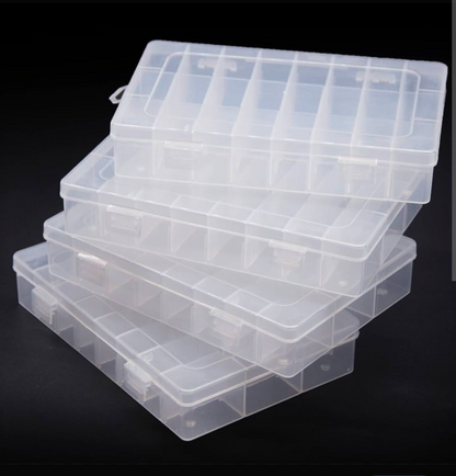 24 Grids Adjustable Jewelry Organizer Box 🎁