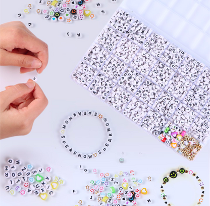 Alphabet Beads A–Z Full Kit Box All letters in One box 🎁